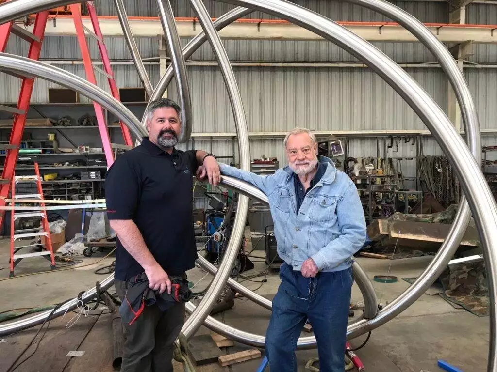 Chris with Oakland Artist