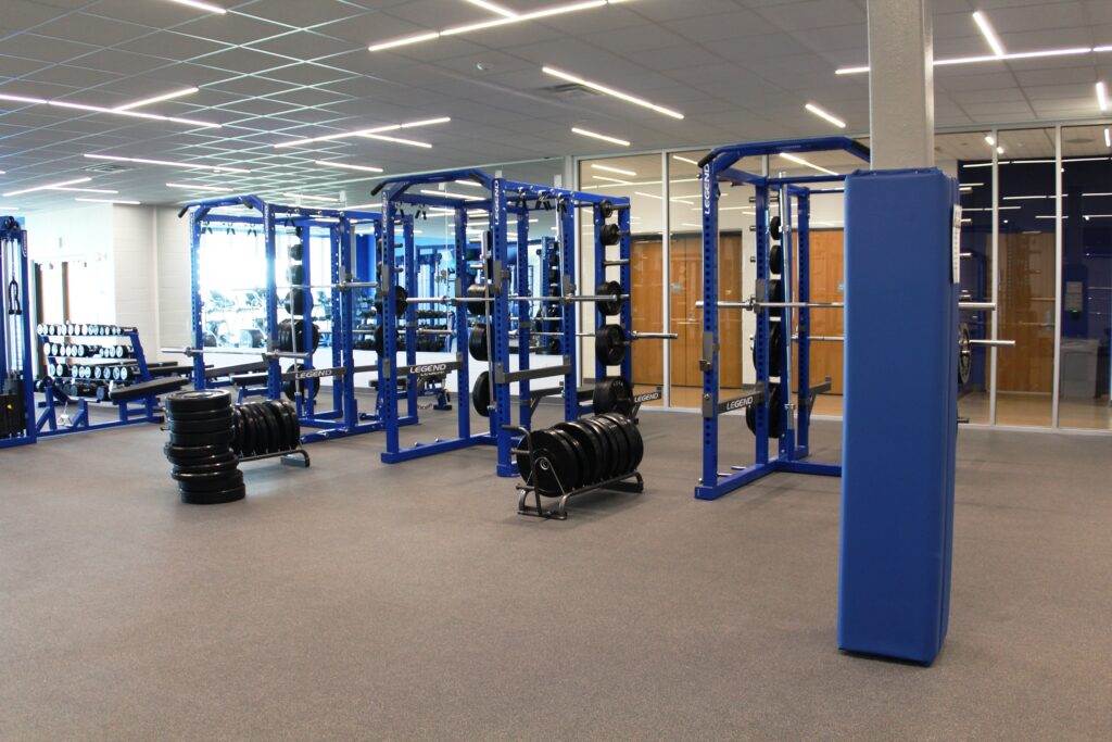 High School Weight Room Flooring and Equipment